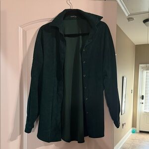 SHEIN Deep Green Women's Blazer